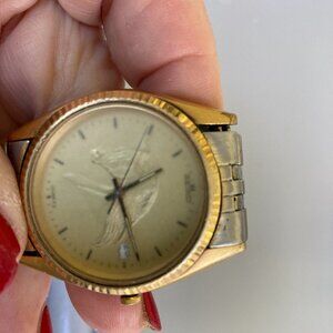 VTG SEIKO MEN WATCH ARABIAN HORSE ASSOCIATION PROMOTION WORKS PERFECTLY QUARTZ